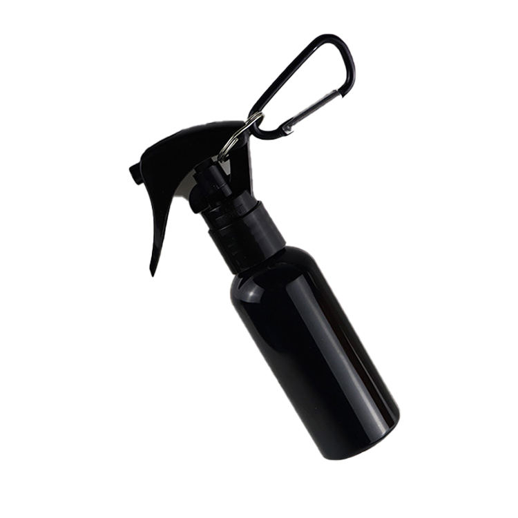 PET empty mini alcohol plastic mouse trigger atomizer spray bottle with hook