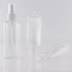 30ml PET high transparent barbed bottle ring buckle portable antibacterial hand gel bottle