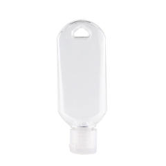 30ml PET high transparent barbed bottle ring buckle portable antibacterial hand gel bottle