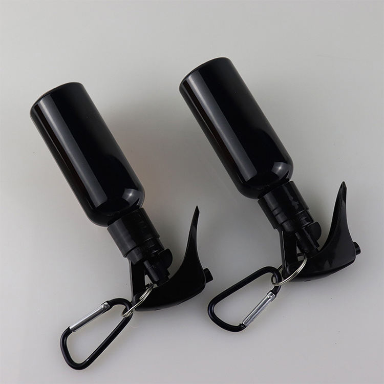 PET empty mini alcohol plastic mouse trigger atomizer spray bottle with hook