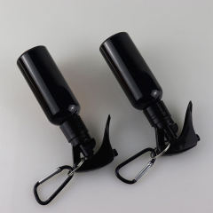 PET empty mini alcohol plastic mouse trigger atomizer spray bottle with hook