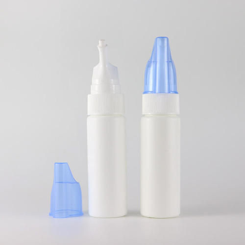 Manufacturer 30ml 50ml 60ml 70ml 100ml 200ml HDPE White Nasal Spray Bottle Rhinitis Sinusitis Spray Bottle Saline Spray Bottle
