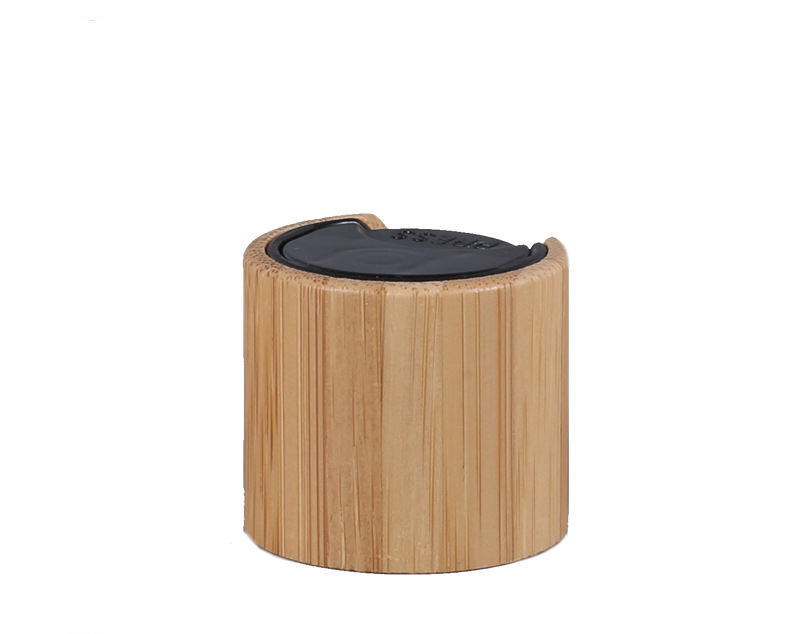 Wood Products Cosmetic Packaging Bottle Cap Wooden Screw Cap Bamboo Screw Top Lid Bottle Cap Bamboo