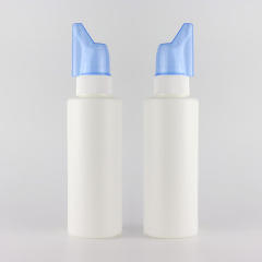 Manufacturer 30ml 50ml 60ml 70ml 100ml 200ml HDPE White Nasal Spray Bottle Rhinitis Sinusitis Spray Bottle Saline Spray Bottle