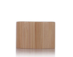 Wood Products Cosmetic Packaging Bottle Cap Wooden Screw Cap Bamboo Screw Top Lid Bottle Cap Bamboo