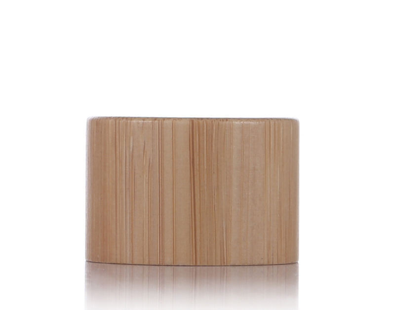 Wood Products Cosmetic Packaging Bottle Cap Wooden Screw Cap Bamboo Screw Top Lid Bottle Cap Bamboo