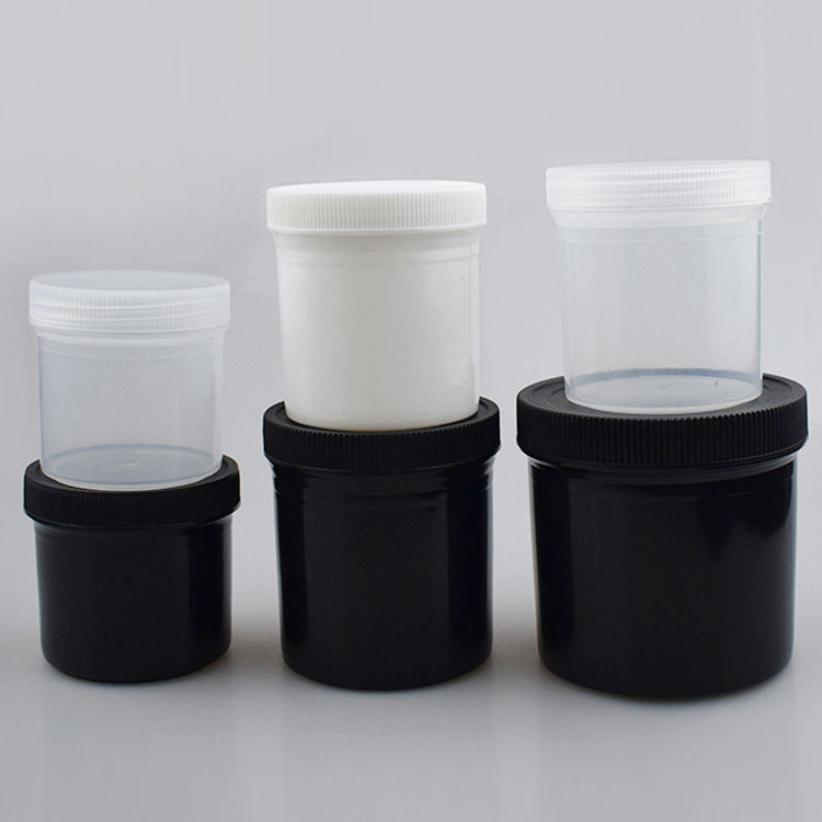 Food thickening and sealing bottling ink solid straight barrel series big mouth cream tank