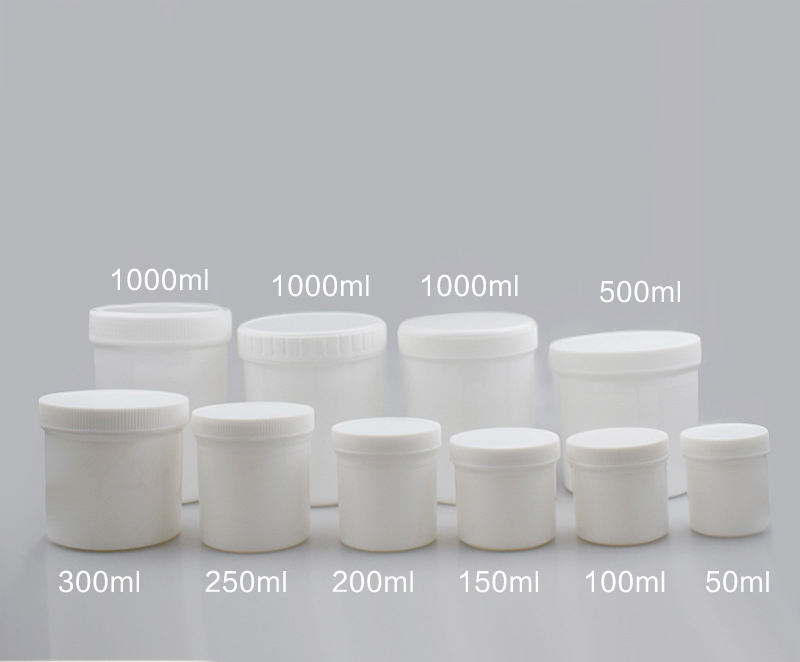 Food thickening and sealing bottling ink solid straight barrel series big mouth cream tank