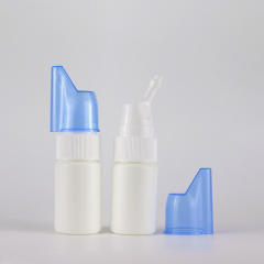 Manufacturer 30ml 50ml 60ml 70ml 100ml 200ml HDPE White Nasal Spray Bottle Rhinitis Sinusitis Spray Bottle Saline Spray Bottle