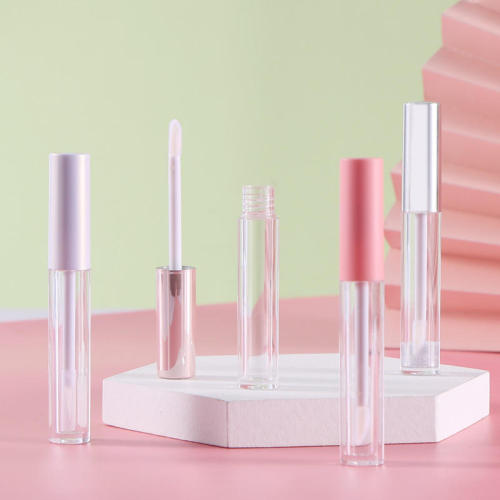 Sell well white and rose gold luxury lip gloss tubes Empty pipe