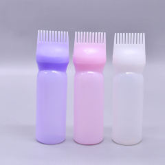 Beauty 150ml scale biodegradable refillable container hair dye bottle automatic hair dye bottle for beauty