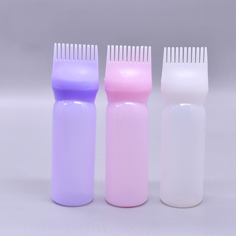 Beauty 150ml scale biodegradable refillable container hair dye bottle automatic hair dye bottle for beauty