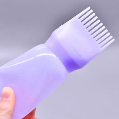 Beauty 150ml scale biodegradable refillable container hair dye bottle automatic hair dye bottle for beauty