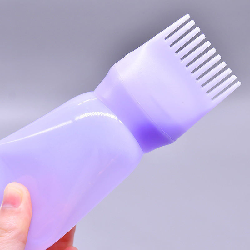 Beauty 150ml scale biodegradable refillable container hair dye bottle automatic hair dye bottle for beauty