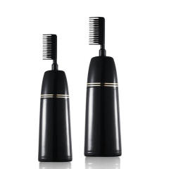 Empty Professional Hair Perming Comb Bottle Hair Dye Coloring Bottle black Color Applicator Brush Comb Bottle