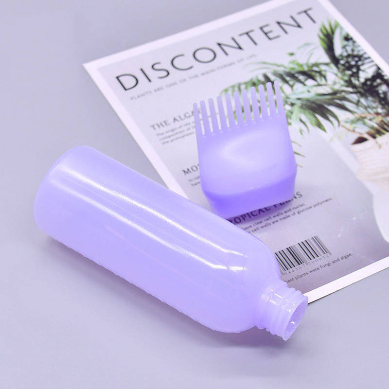 Beauty 150ml scale biodegradable refillable container hair dye bottle automatic hair dye bottle for beauty