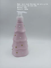 Manufacturer Shower Gel Doll Bottle Children Cute Cartoon Snowman Plastic Shampoo Christmas Bottle For Christmas Gifts