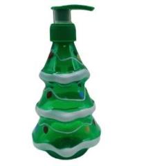 Manufacturer Shower Gel Doll Bottle Children Cute Cartoon Snowman Plastic Shampoo Christmas Bottle For Christmas Gifts