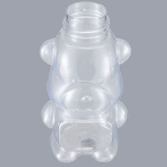 400ml foam hand sanitizer bottle cute bear children Mu Si foam bottle pet plastic bottle.