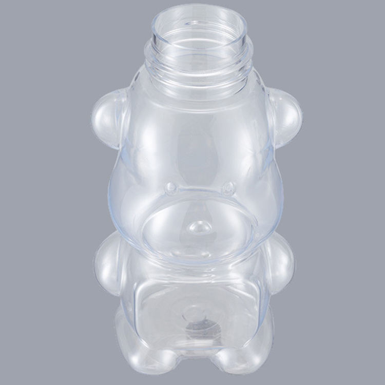 400ml foam hand sanitizer bottle cute bear children Mu Si foam bottle pet plastic bottle.