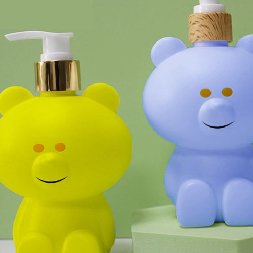 Newly listed 350ml children's toiletries are bottled in HDPE shampoo, shower gel and hand sanitizer bottles for pets.