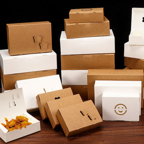 New competitive price kraft paper box packaging paper food packaging boxes for takeaway food