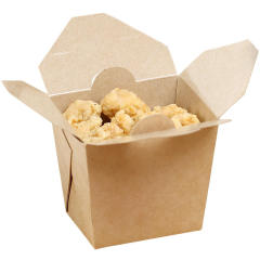 Custom logo eco friendly kraft food paper lunch box takeaway kraft paper box