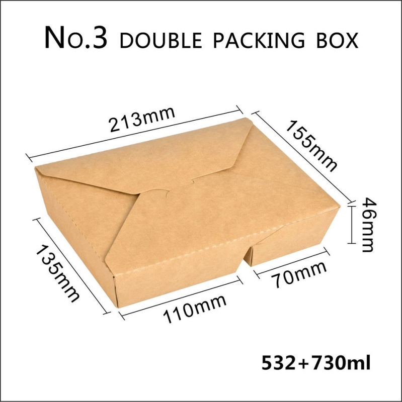 Wholesale food-grade chicken pieces, French fries chicken boxes customized packaging boxes