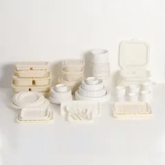 Out disposable lunch box plastic bento meal prep container leak proof water proof with lid