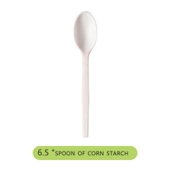 Factory supply fork ecological biodegradable compostable tableware disposable 100% biodegradable cutlery.