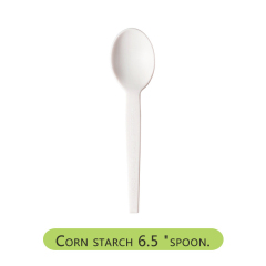Factory supply fork ecological biodegradable compostable tableware disposable 100% biodegradable cutlery.