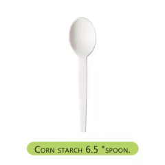 Factory supply fork ecological biodegradable compostable tableware disposable 100% biodegradable cutlery.