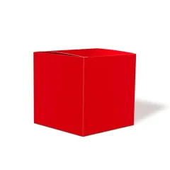Factory price custom Logo packaging color gift cardboard solid color square DIY blind box empty box