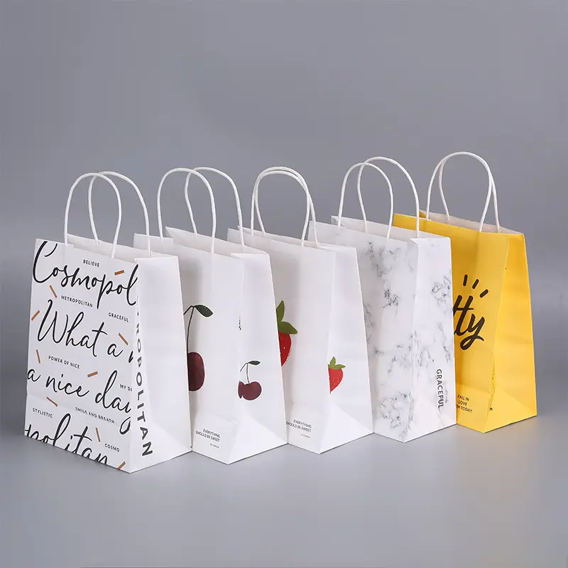 Wholesale New Multifunctional Multiple Styles Kraft Paper Wedding Food Packaging Bags