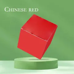 Factory price custom Logo packaging color gift cardboard solid color square DIY blind box empty box