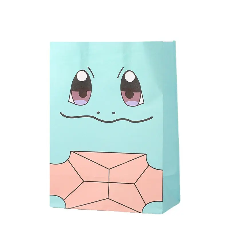 Hot selling cartoon portable dinosaur cute kraft paper candy children's festival luxury gift bags