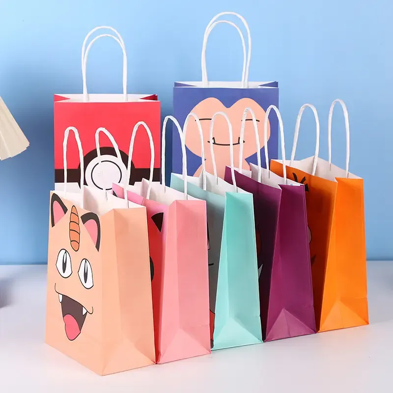 Wholesale handbag cartoon gift bag cartoon creative animal paper cartoon paper shopping bag