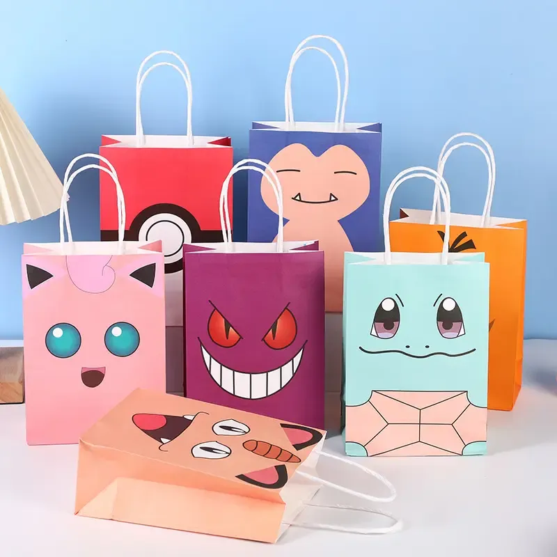 Wholesale handbag cartoon gift bag cartoon creative animal paper cartoon paper shopping bag