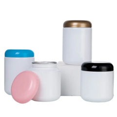 Customized Food Grade Pet Plastic Container Protein Powder Bottle With Tamper Proof Lid