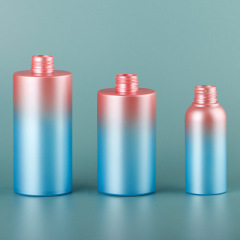 100ml 250ml 300ml high-end daily chemical plastic shampoo lotion bottle PET toiletries gradient color spray pump bottle