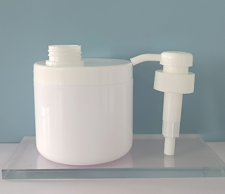 PP 500ml single layer round press pump conditioner shampoo lotion bottle shower gel sub-bottle