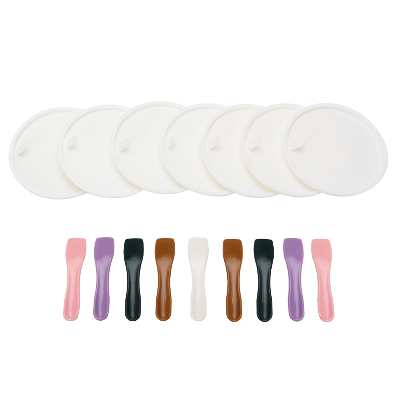 Supply of new PP tooth powder box round flip-top wide mouth plastic bottle color tooth powder bottle with gasket included