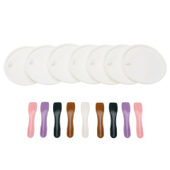 Supply of new PP tooth powder box round flip-top wide mouth plastic bottle color tooth powder bottle with gasket included