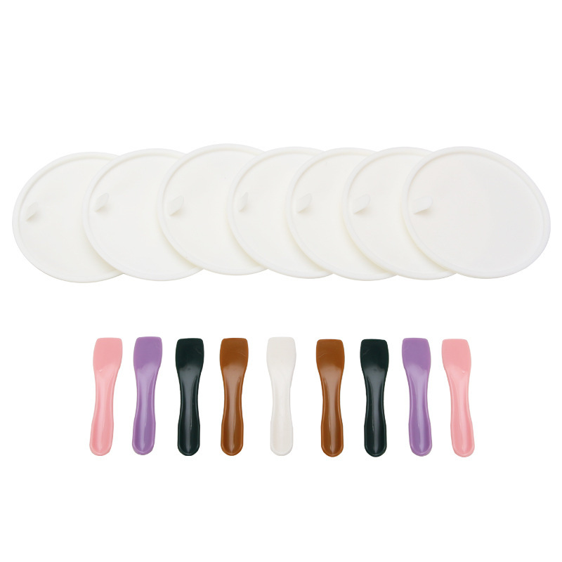 Supply of new PP tooth powder box round flip-top wide mouth plastic bottle color tooth powder bottle with gasket included