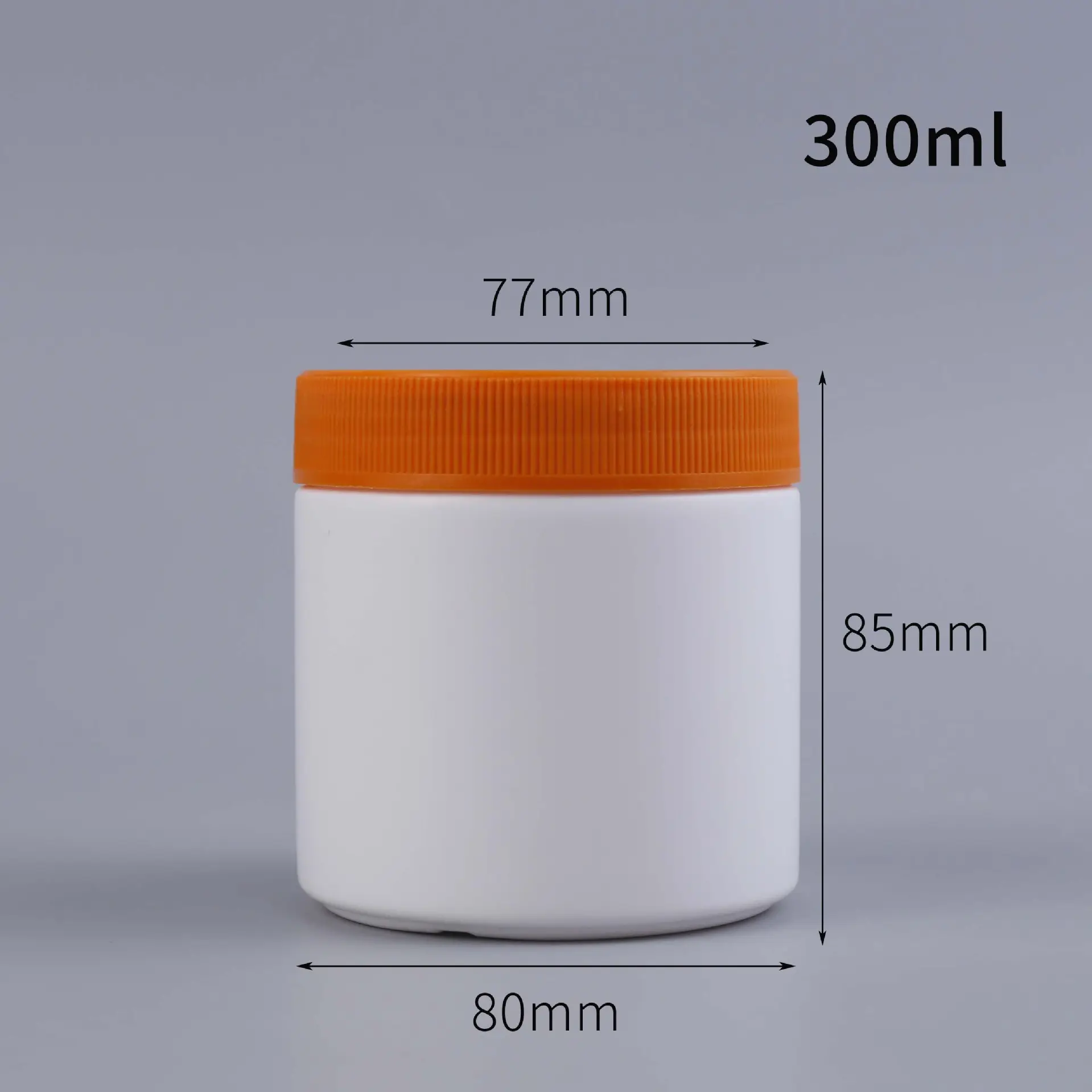 Empty 300ml 500ml 600ml Milk Powder Cans Container PE Material Packaging Barrel For Protein Powder