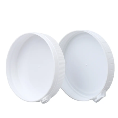 Factory Wide Mouth 1000ml Pe Protein Powder Jar White Pulling Ring Lid Powder Jar