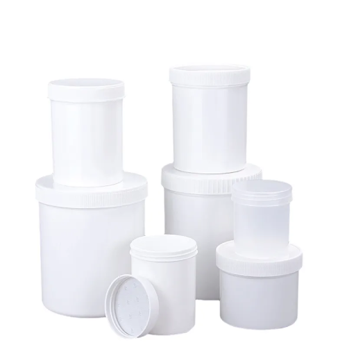 Customized 100ml 250ml 500ml 1000ml Powder Packaging Bottle Plastic Protein Jar Supplement Powder Can
