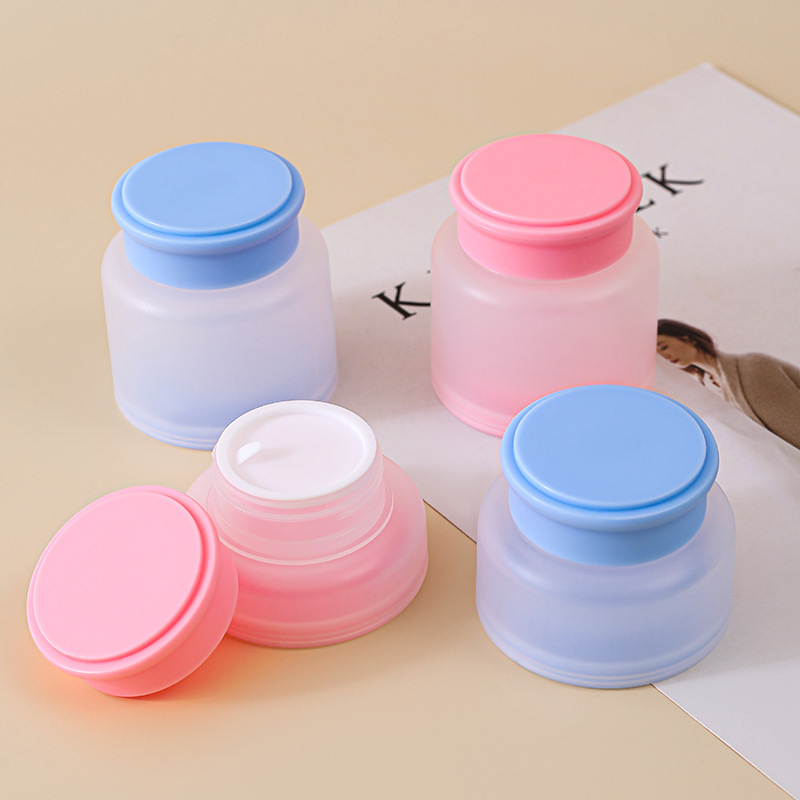 15G 30G 50G pp matte frosted face cream jars plastic packaging body butter containers