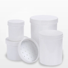 Customized 100ml 250ml 500ml 1000ml Powder Packaging Bottle Plastic Protein Jar Supplement Powder Can