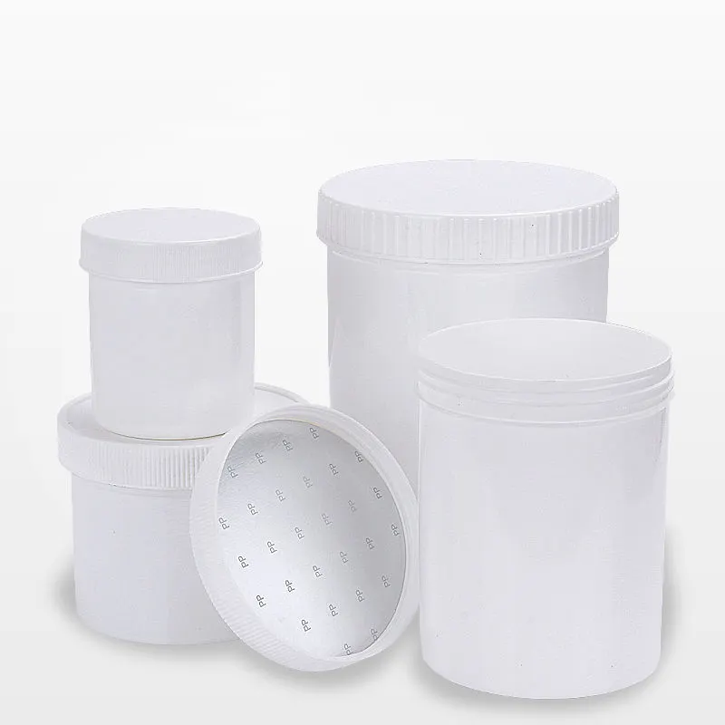 Customized 100ml 250ml 500ml 1000ml Powder Packaging Bottle Plastic Protein Jar Supplement Powder Can